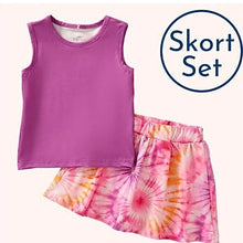 Load image into Gallery viewer, Tie Dye Vibes skort set

