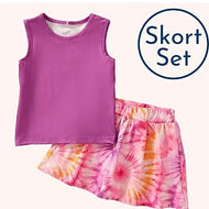 Tie Dye Vibes skort set