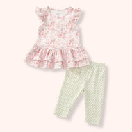 Pink Shabby Chic Capri set