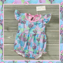 Load image into Gallery viewer, Fancy Flamingo Romper
