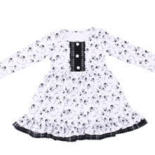 Load image into Gallery viewer, Plaid Penguins Dress
