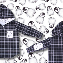Load image into Gallery viewer, Plaid Penguins Hoodie
